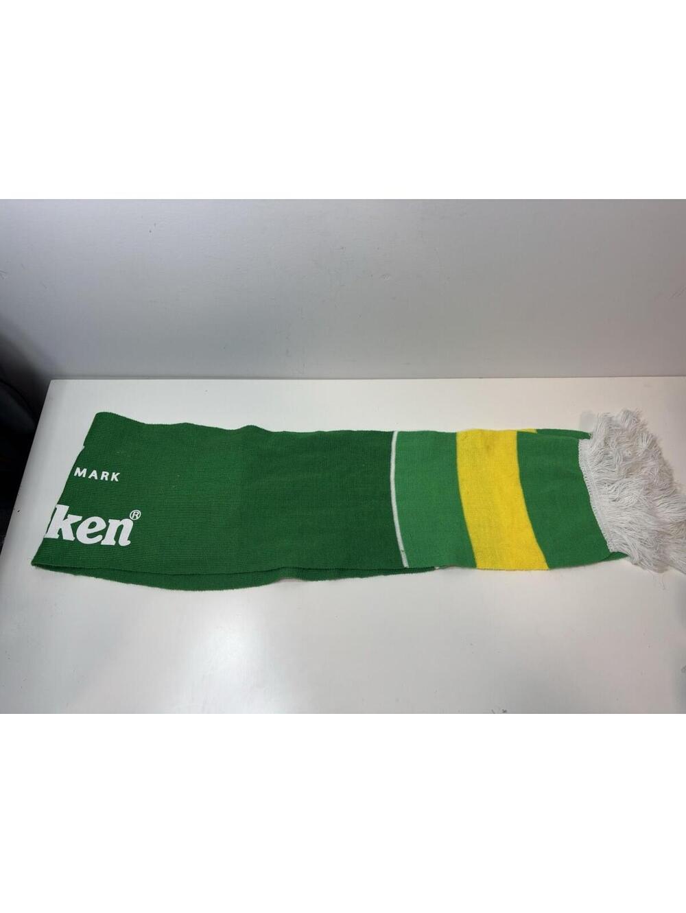 Green & Yellow Heineken Scarf w/ White - Picture 2 of 5